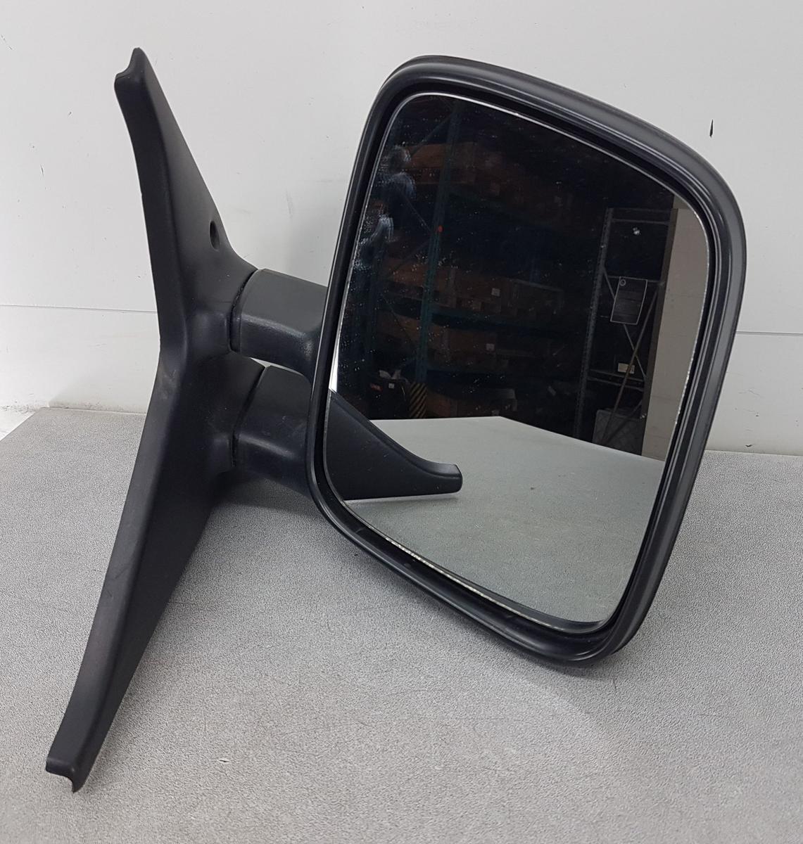 VW T4 Außenspiegel rechts in unlackiert schwarz Bj1995 manuell