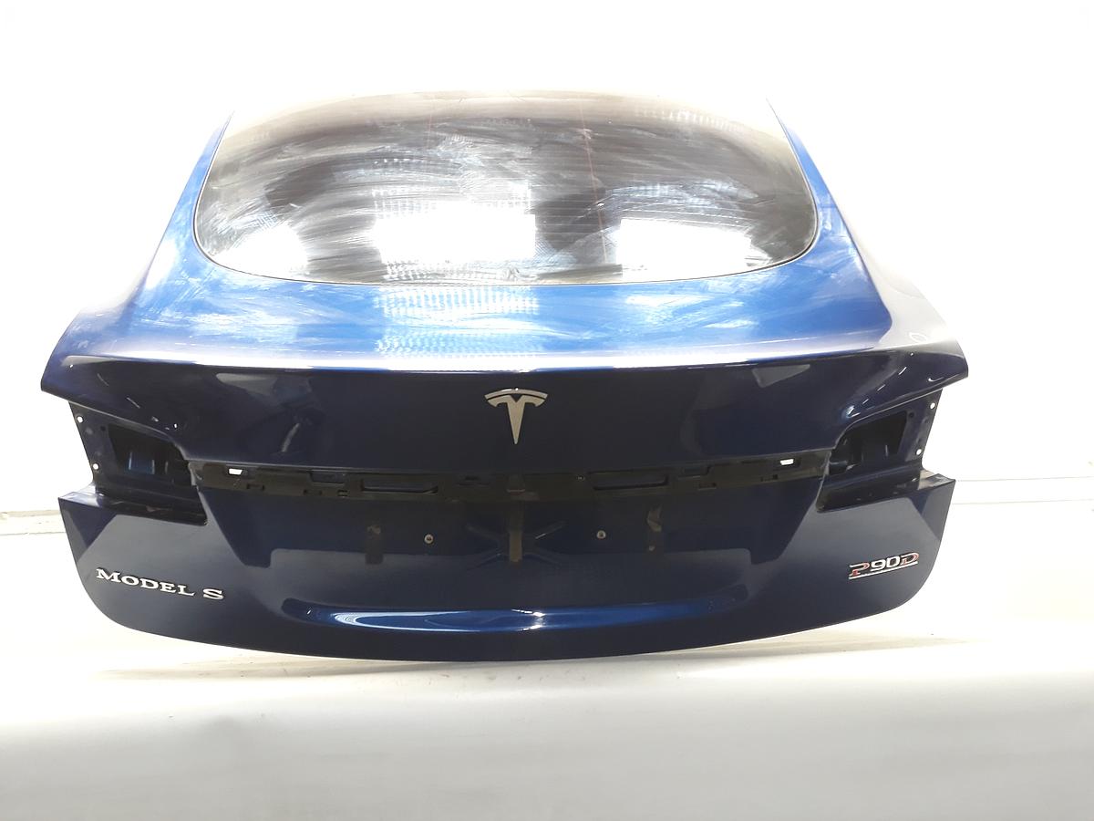 Tesla Model S original Heckklappe mit Heckscheibe blaumetallic PPSB Bj.2015