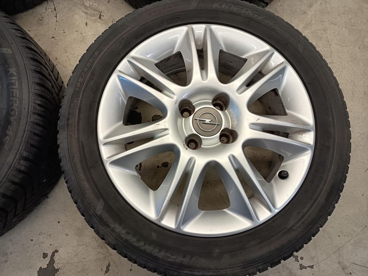Opel Corsa D original Alufelgen 16Zoll mit Allwetterreifen DOT 3523