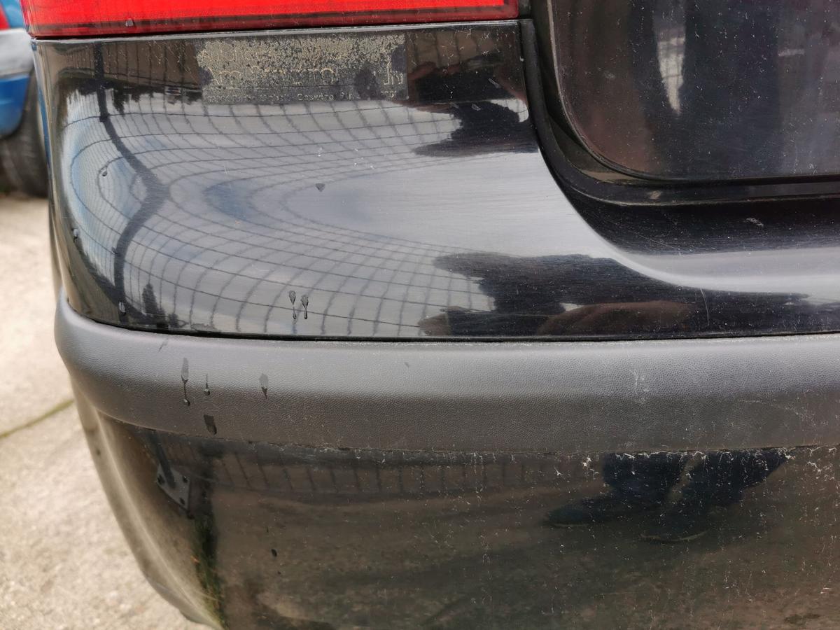 VW Polo 9N1 Stossfänger Stossstange Bumper hinten L041 Brillantschwarz