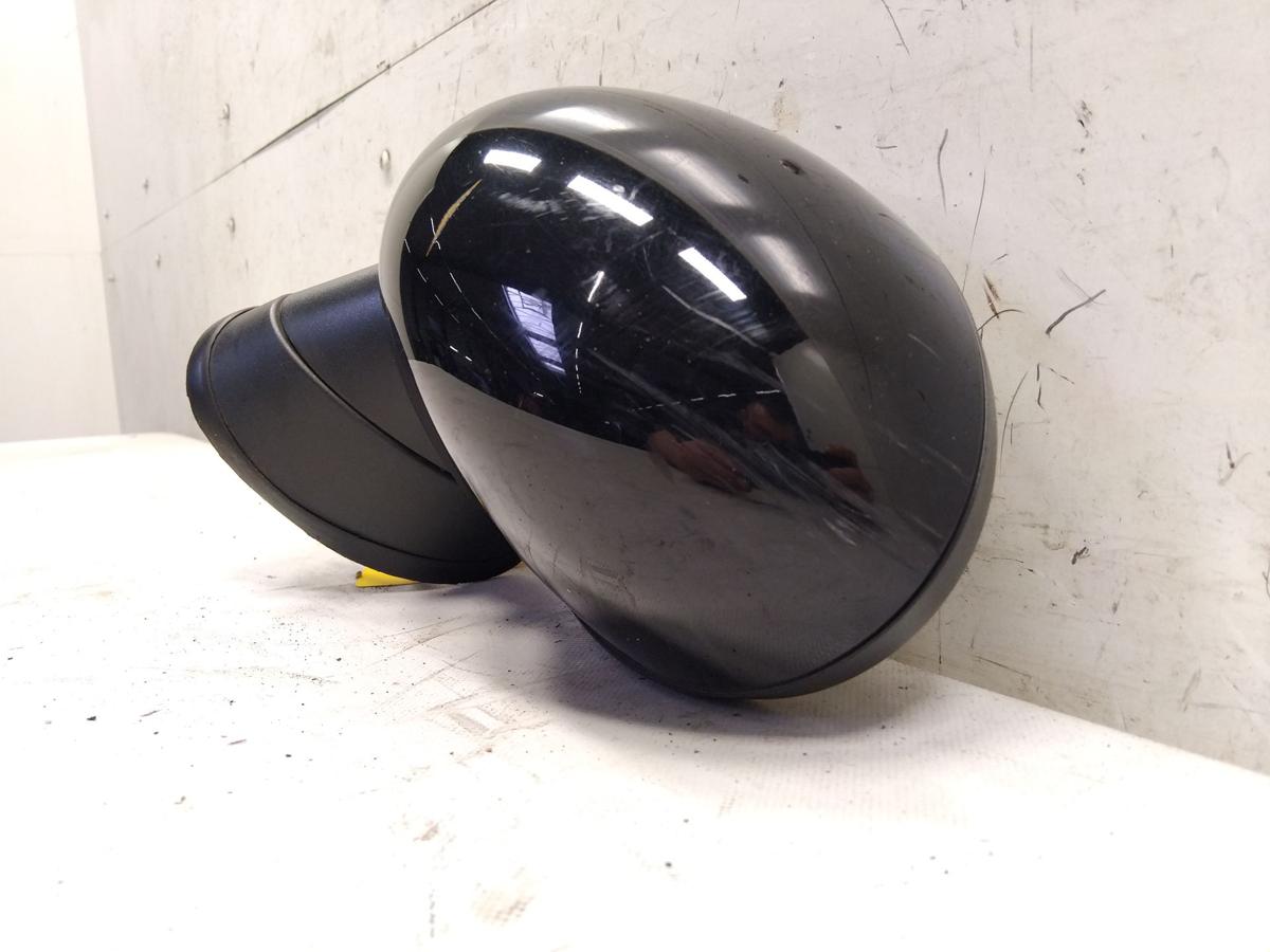 Mini II R56 One orig Au&szlig;enspiegel links schwarz elektrisch beheizt 3pol BJ2008