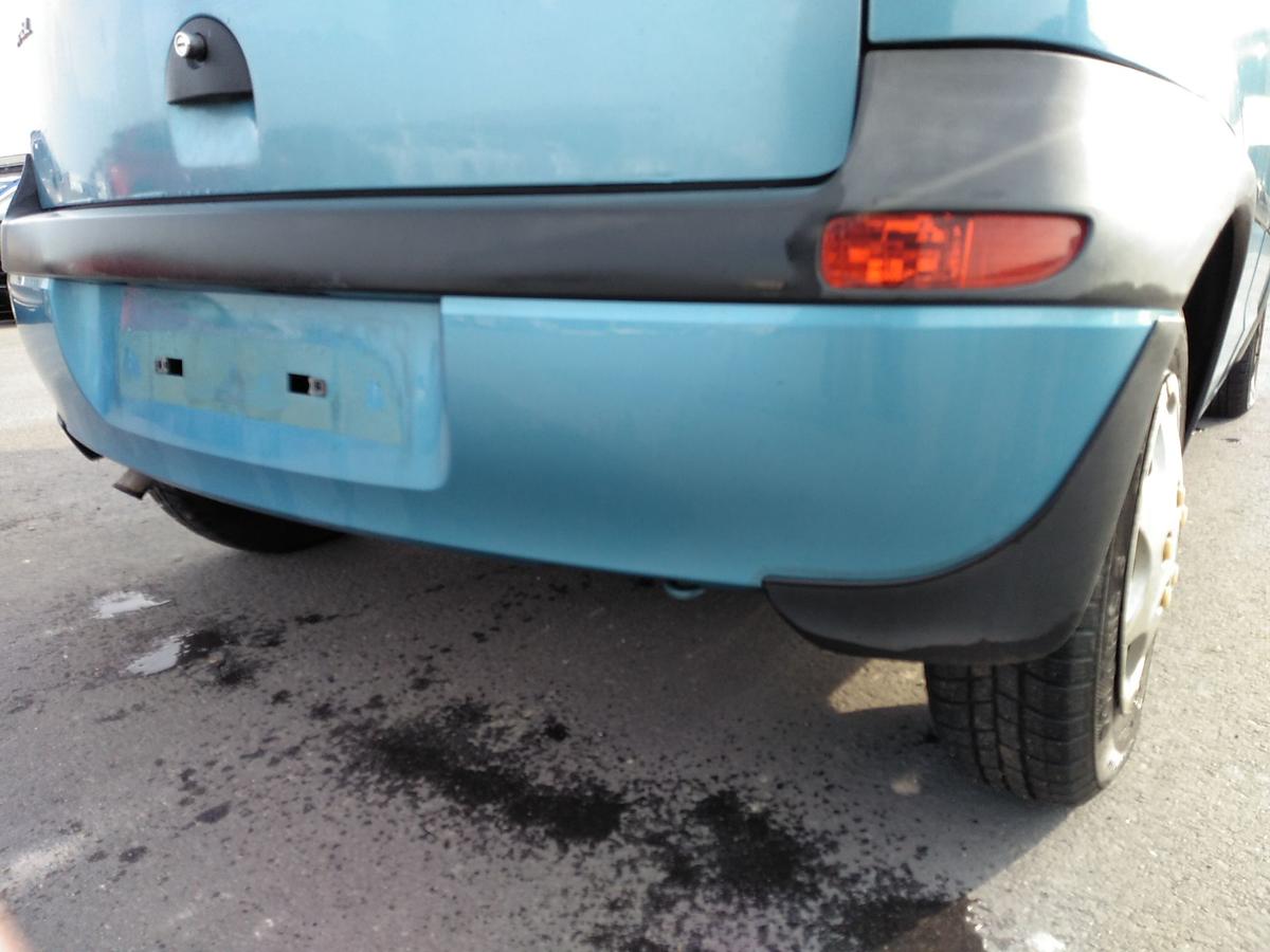 Opel Corsa C original Sto&szlig;f&auml;nger Sto&szlig;stange hinten breezeblaumetallic Bj.2000