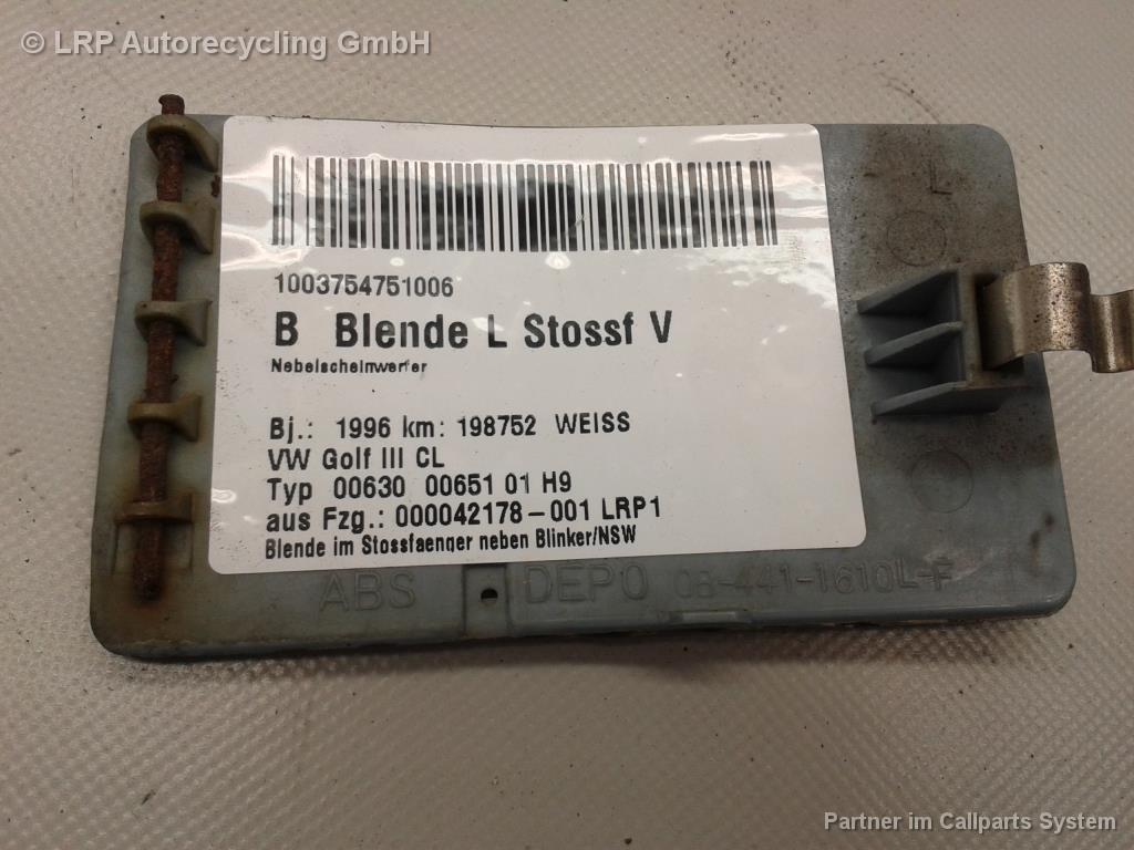 Blende L Stossf V 1H0941779 N.L. VW Golf Iii BJ: 1996