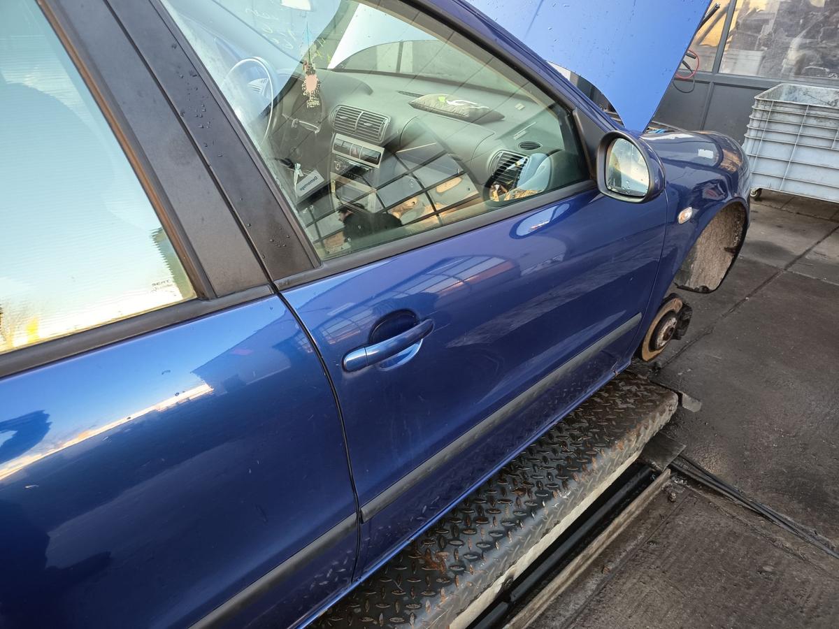 Seat Leon 1M original T&uuml;r vorn rechts Beifahrer S5S Almeriablau Bj 2005