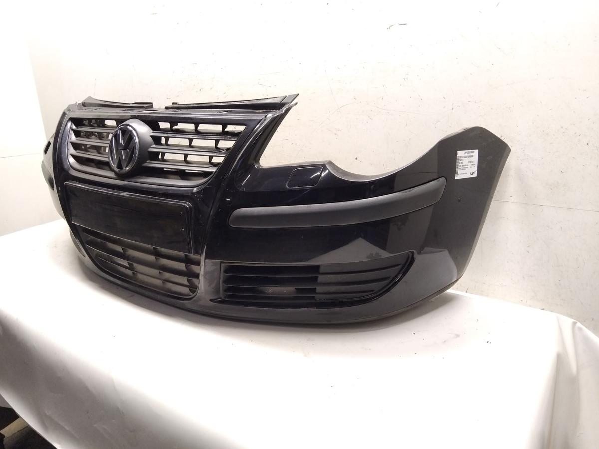 VW Polo 9N3 original Sto&szlig;stange Sto&szlig;f&auml;nger vorn LC9Z Black Magic Metallic SWRA BJ2006