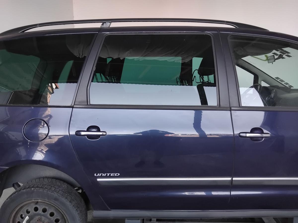 VW Sharan 7M Tür hinten rechts LD5G Dark Iron Blue Faceliftmodell BJ2009