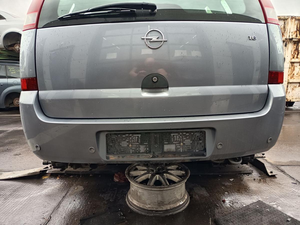 Opel Meriva A orig Stoßstange hinten Stoßfänger für PDC Z163 Silber Bj 2003