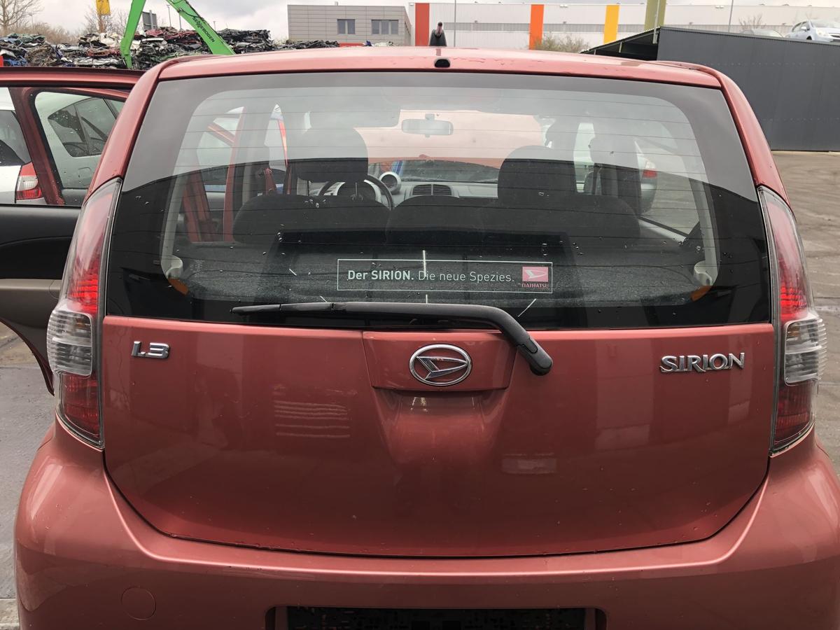 Daihatsu Sirion M300 original Heckklappe mit Scheibe R43 Korall Bj 2005