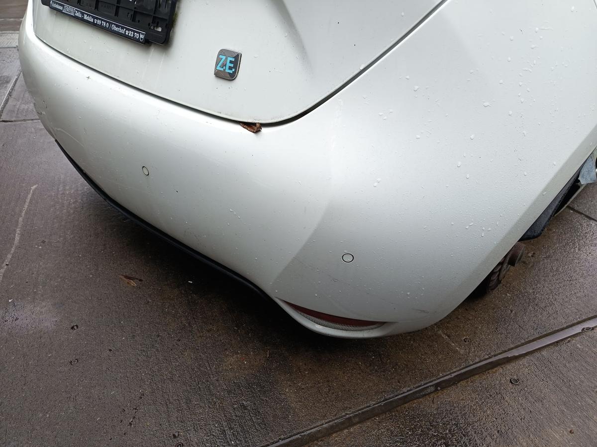 Renault Zoe original Sto&szlig;stange hinten PDC OY369 Arktis Weiss Bj 2014