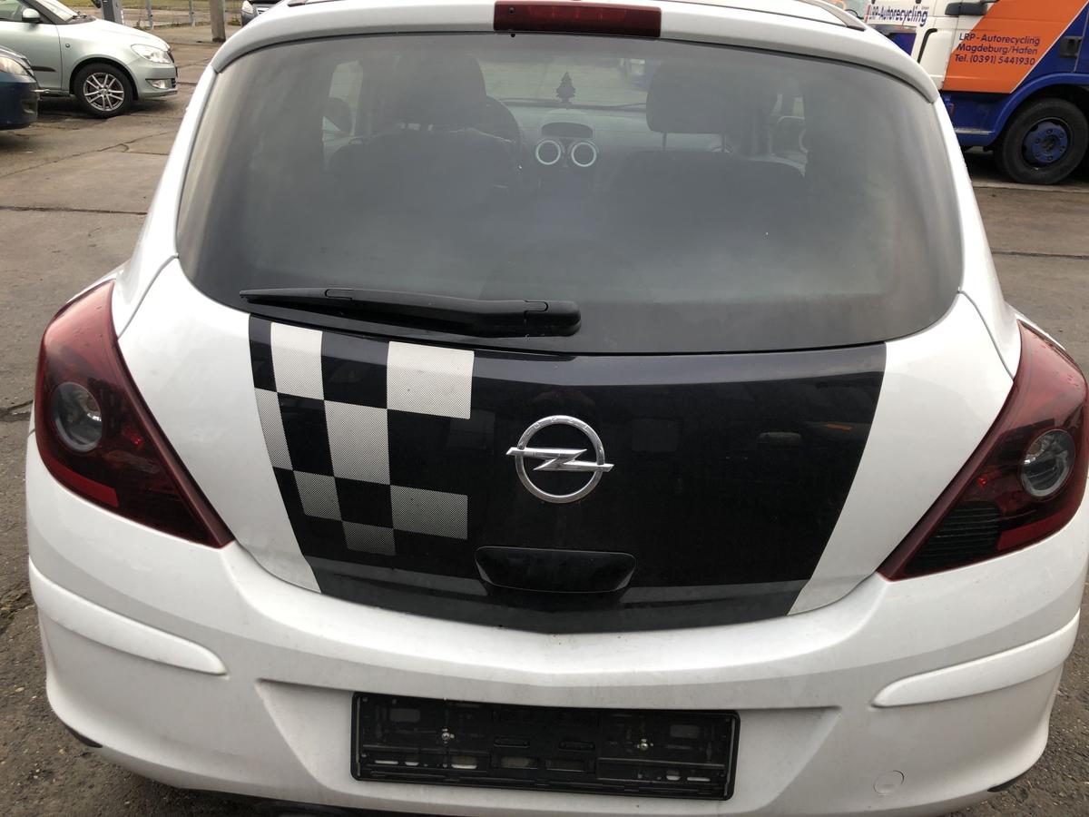 Opel Corsa D ab10 Heckklappe mit Scheibe Facelift 3türer Kofferraumklappe weiss