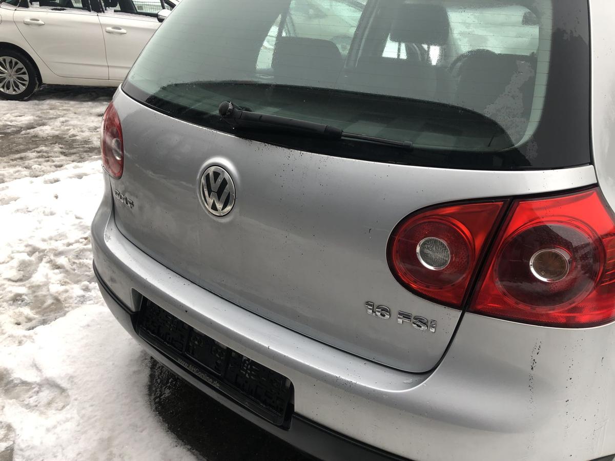 VW Golf 5 V 1K Heckklappe mit Heckscheibe f&uuml;r 3 und 5 t&uuml;rer LA7W Reflexsilber