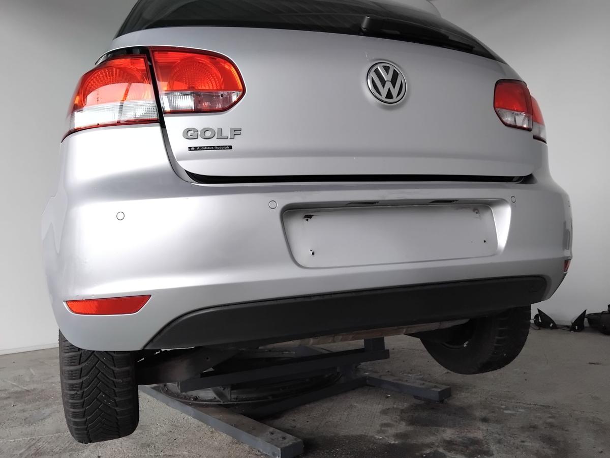 VW Golf 6 Flie&szlig;heck orig Sto&szlig;f&auml;nger Sto&szlig;f&auml;nger hinten LA7W reflexsilber PDC BJ09