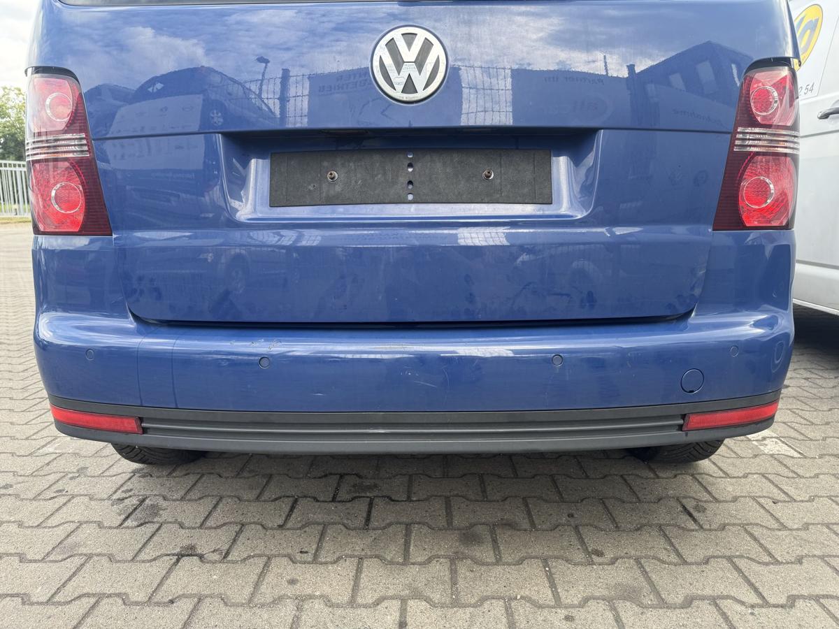 VW Touran 1T original Sto&szlig;stange Stossfaenger hinten LL5M Indienblau Facelift Bj.2008