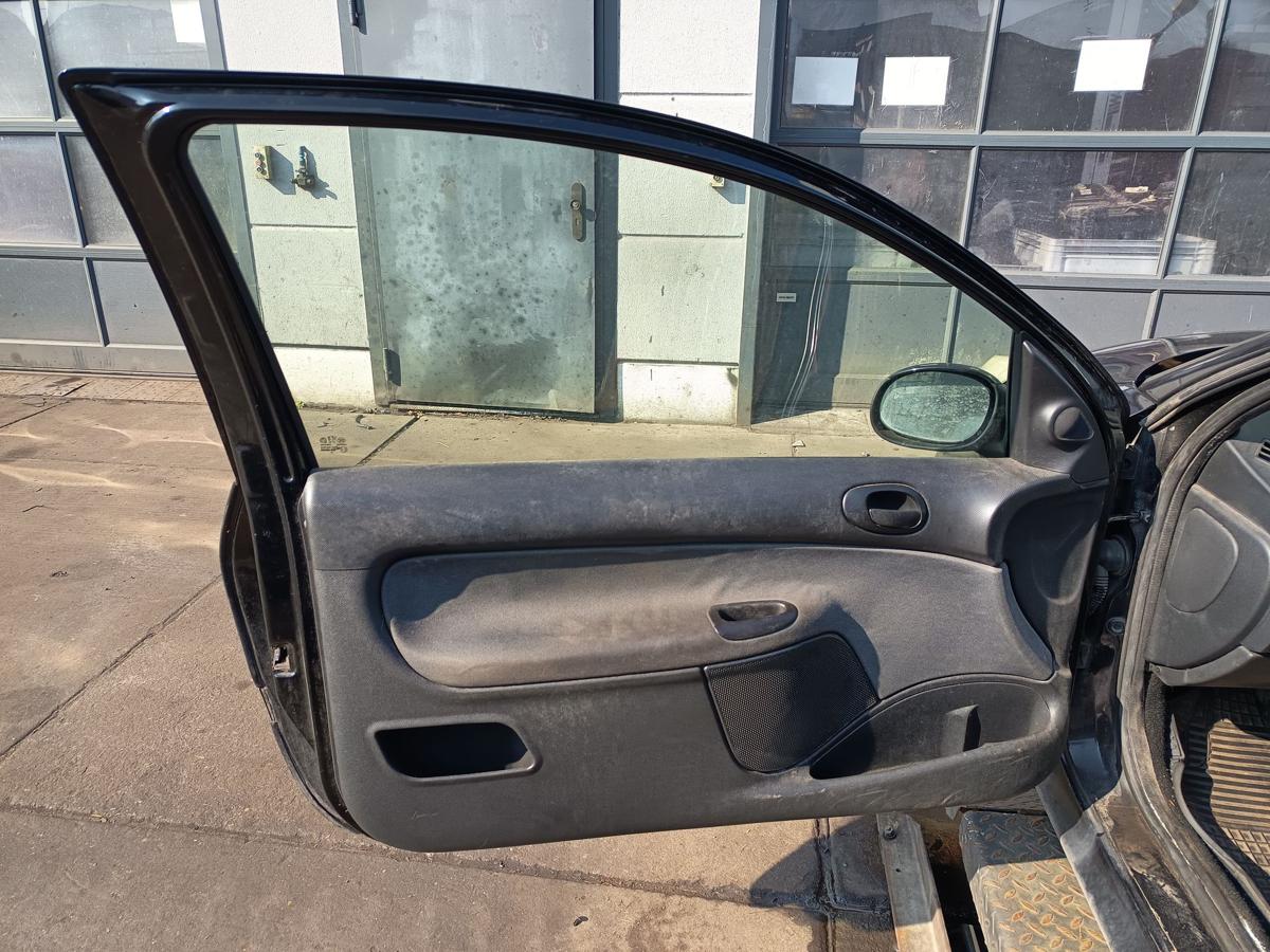Peugeot 206+ original T&uuml;r links KTV Perla Schwarz Baujahr 2009