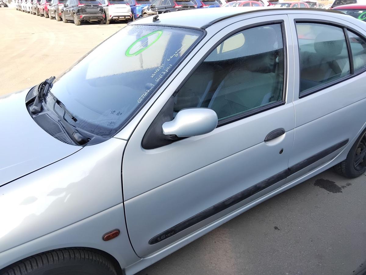 Renault Megane 1 BA T&uuml;r vorn links Fahrert&uuml;r 5-T&uuml;rer MV632 Gris Boreal BJ2001