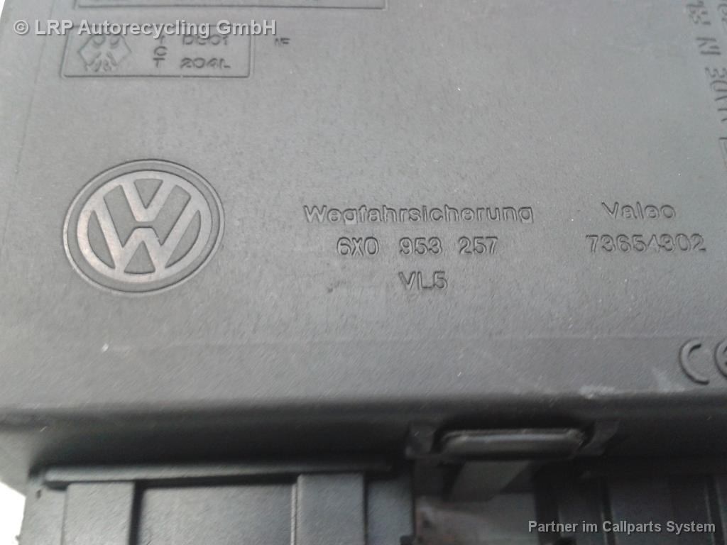 VW Polo 6N2 Steuergerät Wegfahrsperre 6X0953257 73654302 VALEO BJ2001