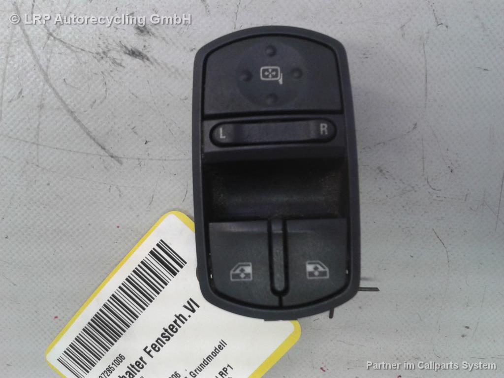 Opel Corsa D BJ2007 Schalter Fensterheber Tür vorn links 13258521