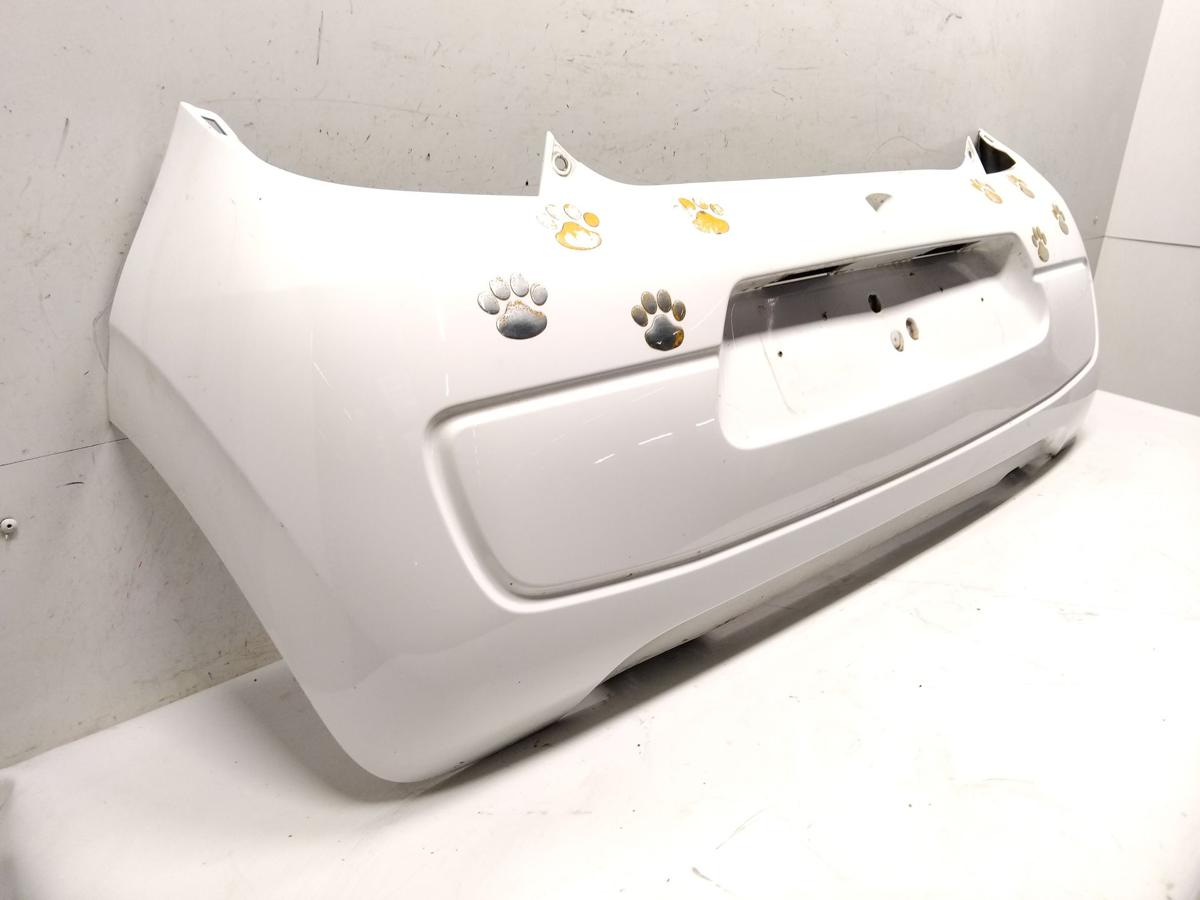 Citroen C1 II original Sto&szlig;f&auml;nger Sto&szlig;stange hinten KWD Lipizzan White BJ2014