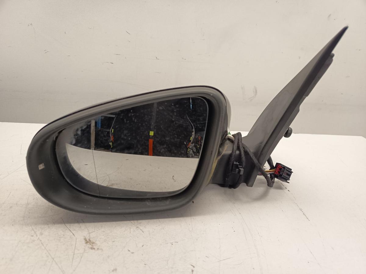 VW Golf VI 6 orig elektrisch verstellbar Spiegel links 3trg L041 Schwarz Bj 2009