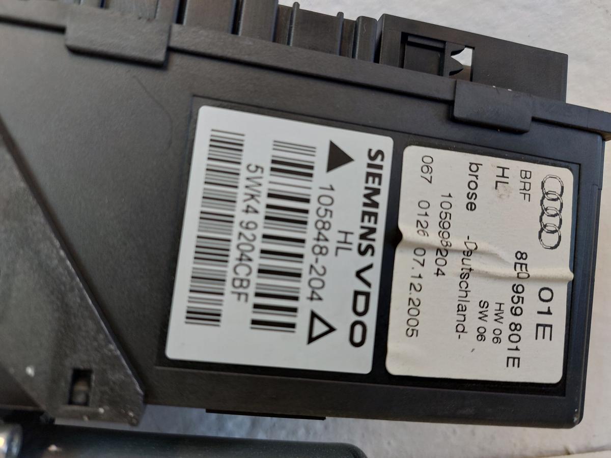 Audi A4 8E 8EC B7 Avant Fensterhebermotor T&uuml;r hinten links Fondt&uuml;r OEM
