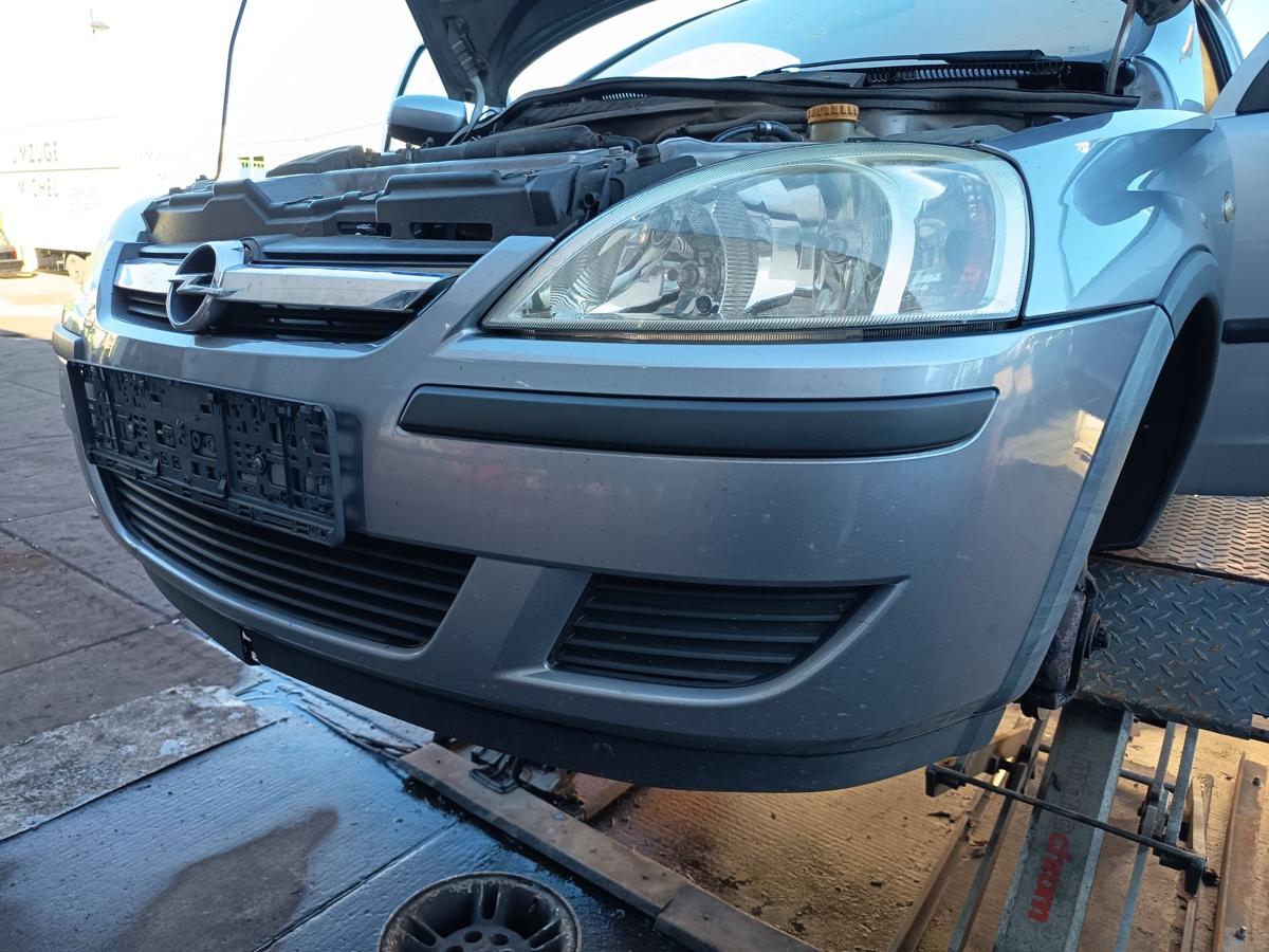 Opel Corsa C original Sto&szlig;stange F&auml;nger vorn Front Z163 Lichtsilber Bj 2004