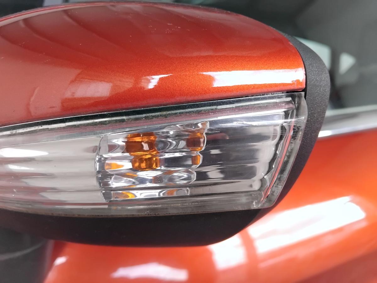 Ford Fiesta JA8 orig Au&szlig;enspiegel links elektrisch anklappbar BJ2010 tangorot