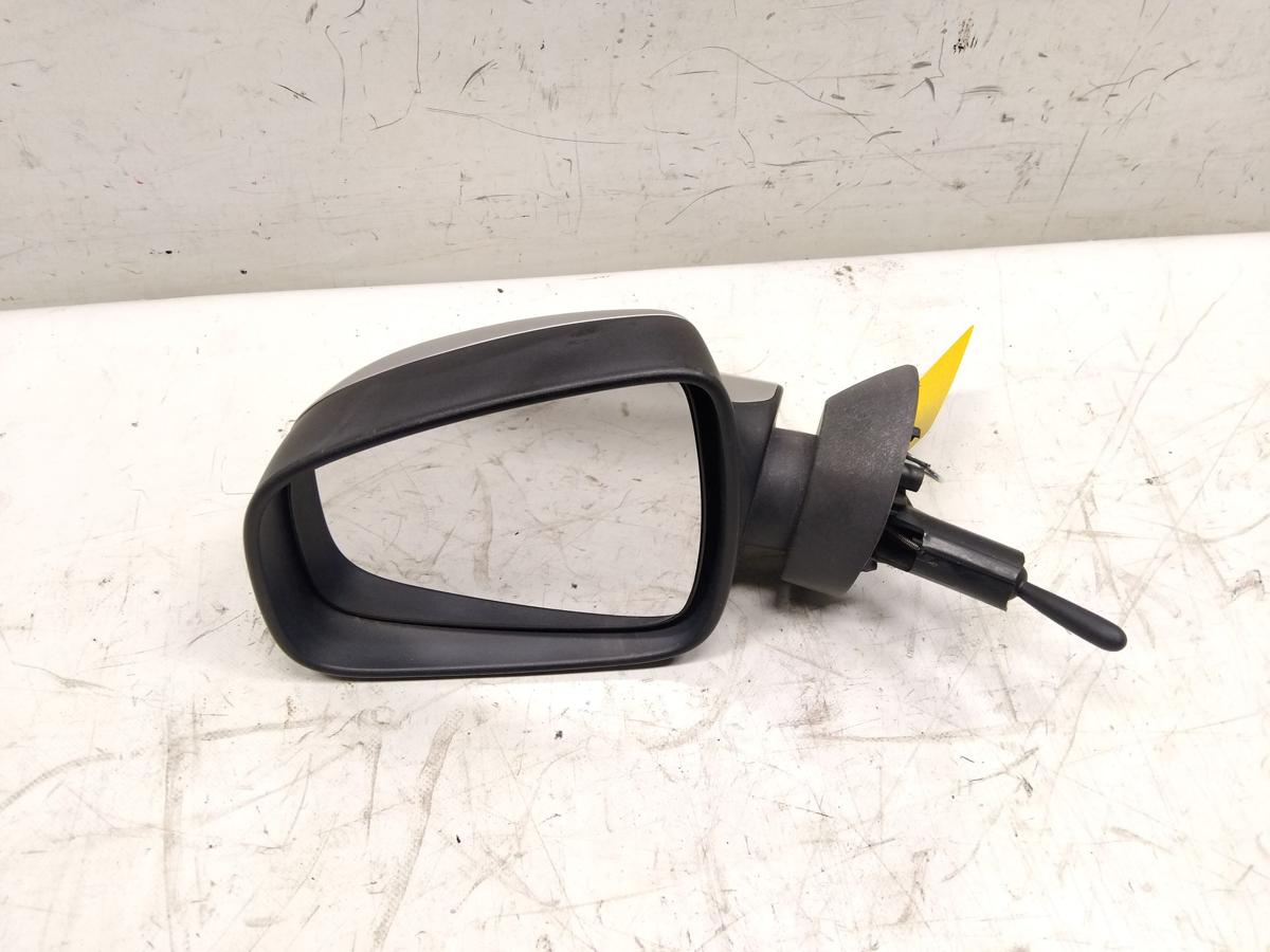 Dacia Sandero 1 Stepway original Au&szlig;enspiegel links silber manuell BJ2010