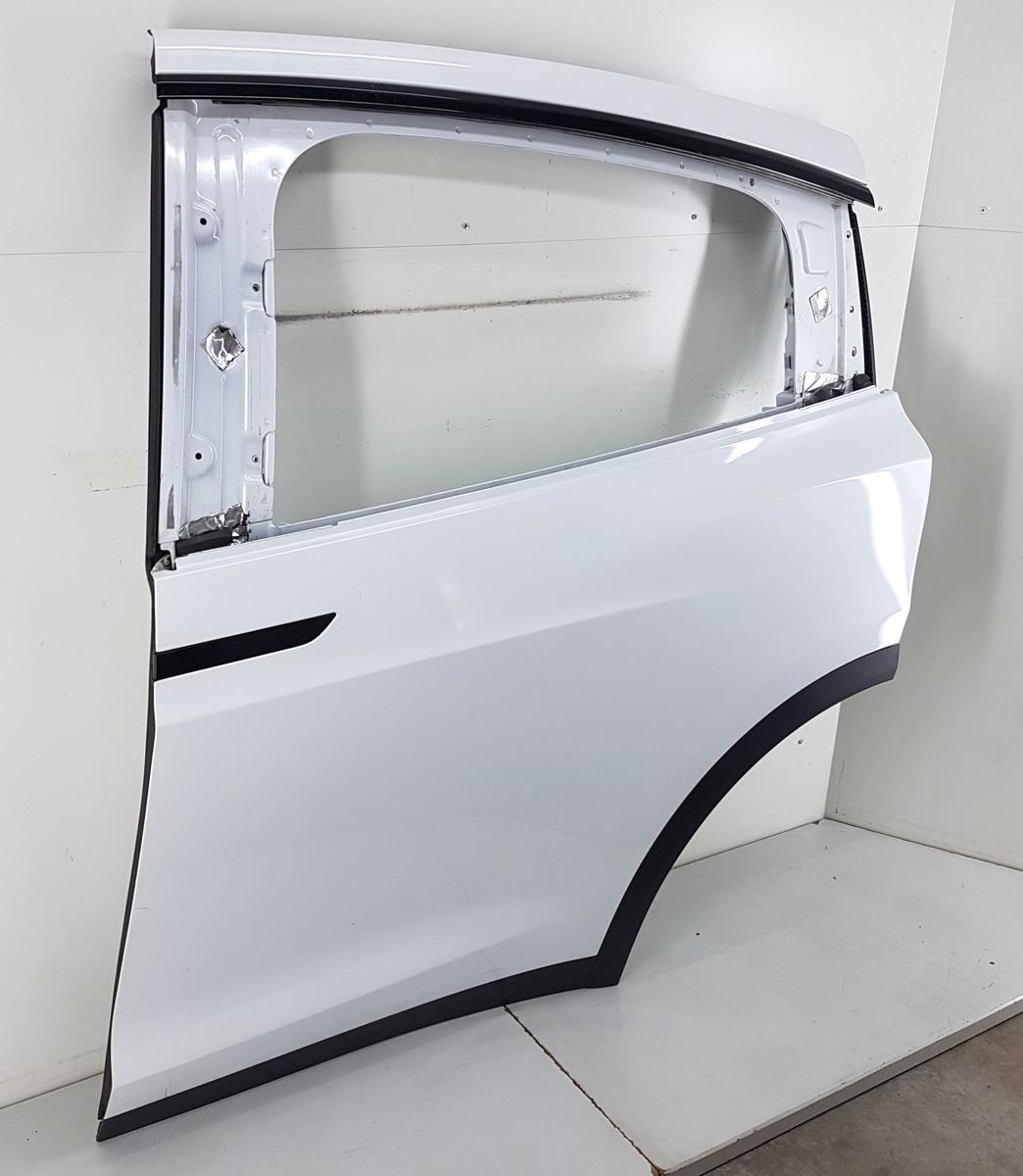 Tesla Model X T&uuml;r hinten links PPSW White Water Pearl Bj22 Falcon Wing Doors