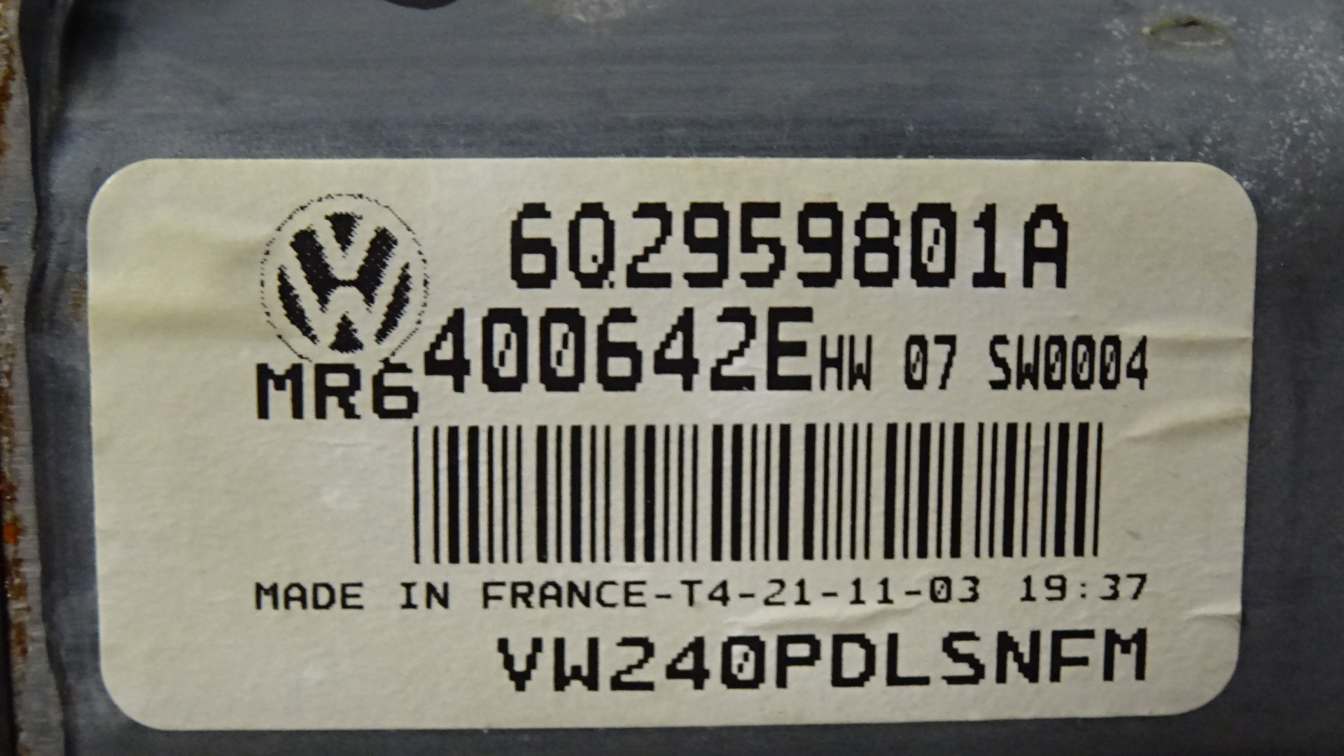 VW Polo 9N2 Bj2004 Fensterhebermotor Motor Fensterheber vorn rechts 6Q2959801A 400642