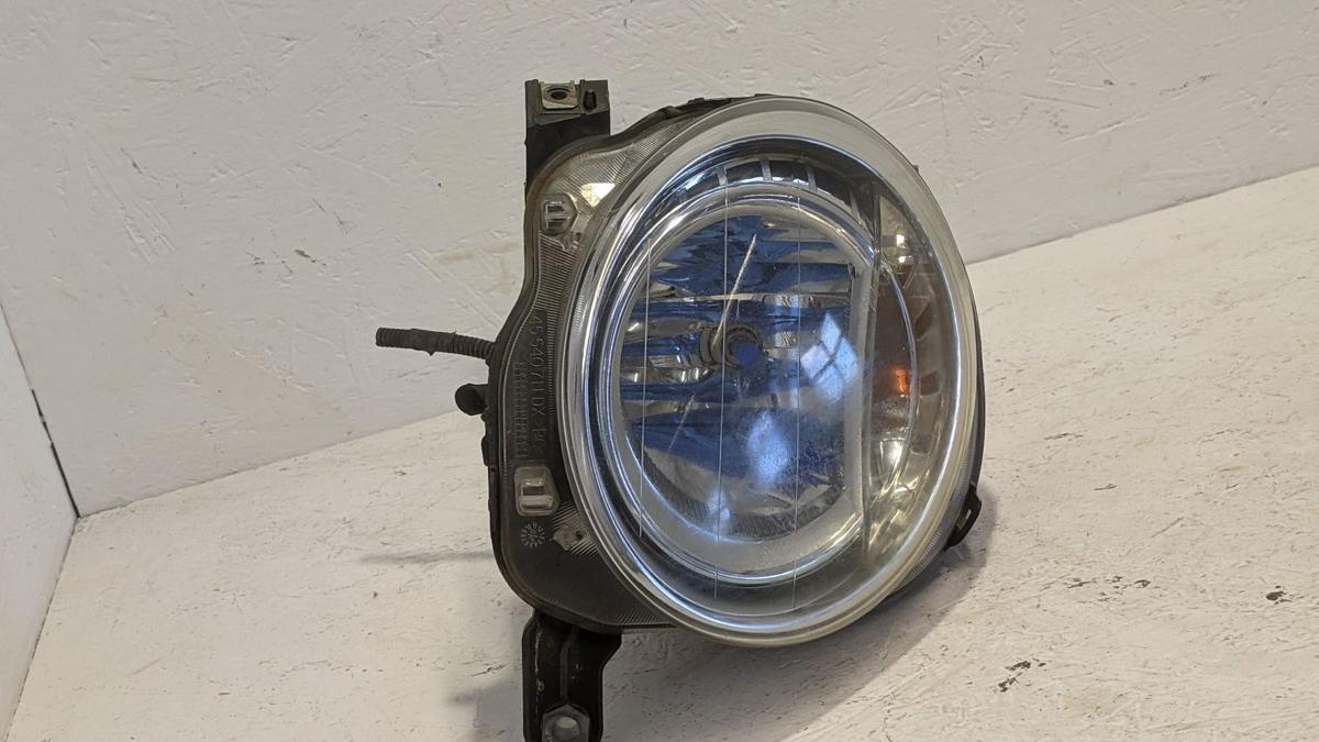 Fiat 500 Typ 312 Scheinwerfer Lampe rechts Hauptscheinwerfer Halogen Trüb