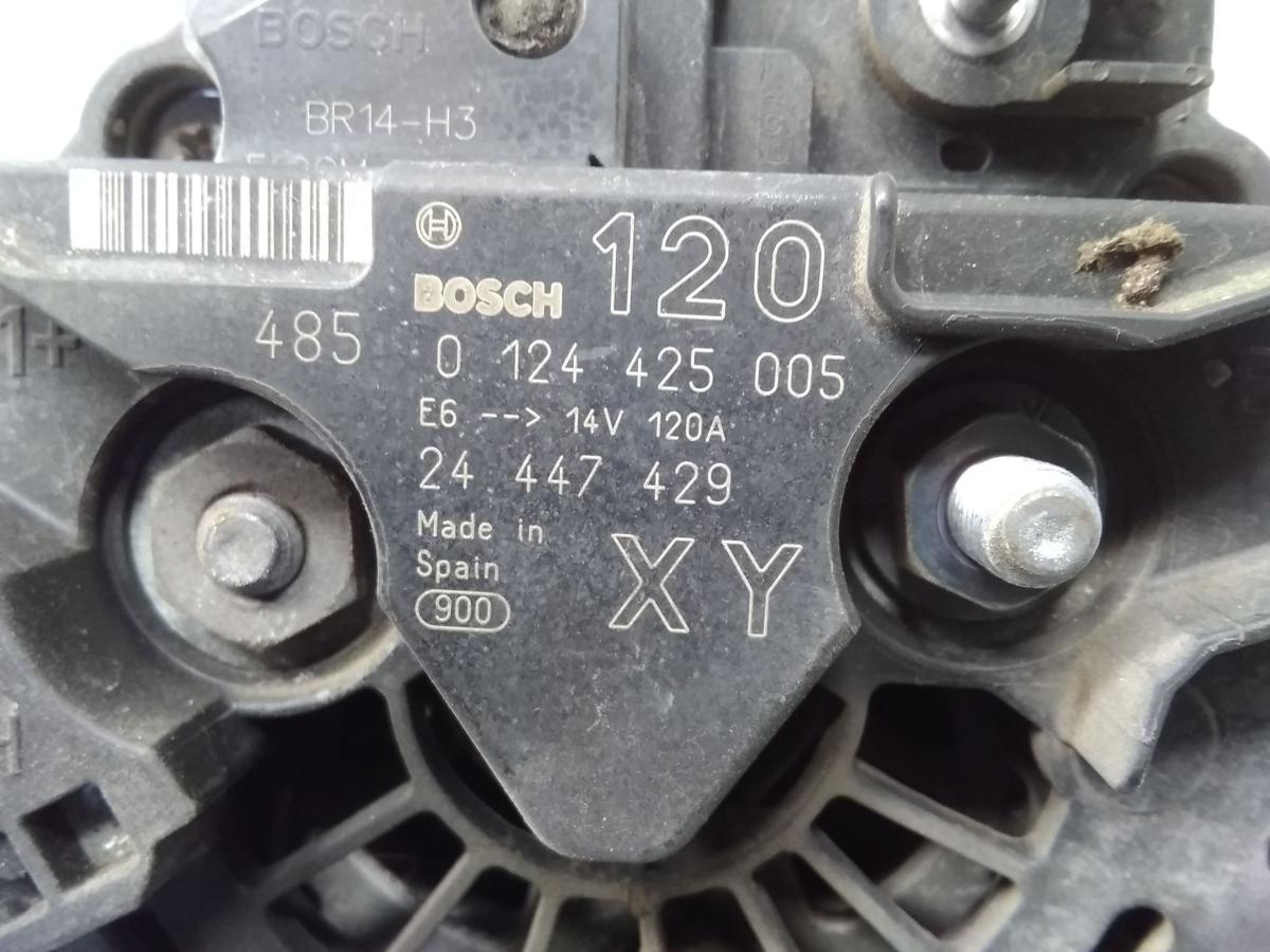 Opel Astra H original Lichtmaschine Generator 120A Bosch 1.6 77kw BJ2004