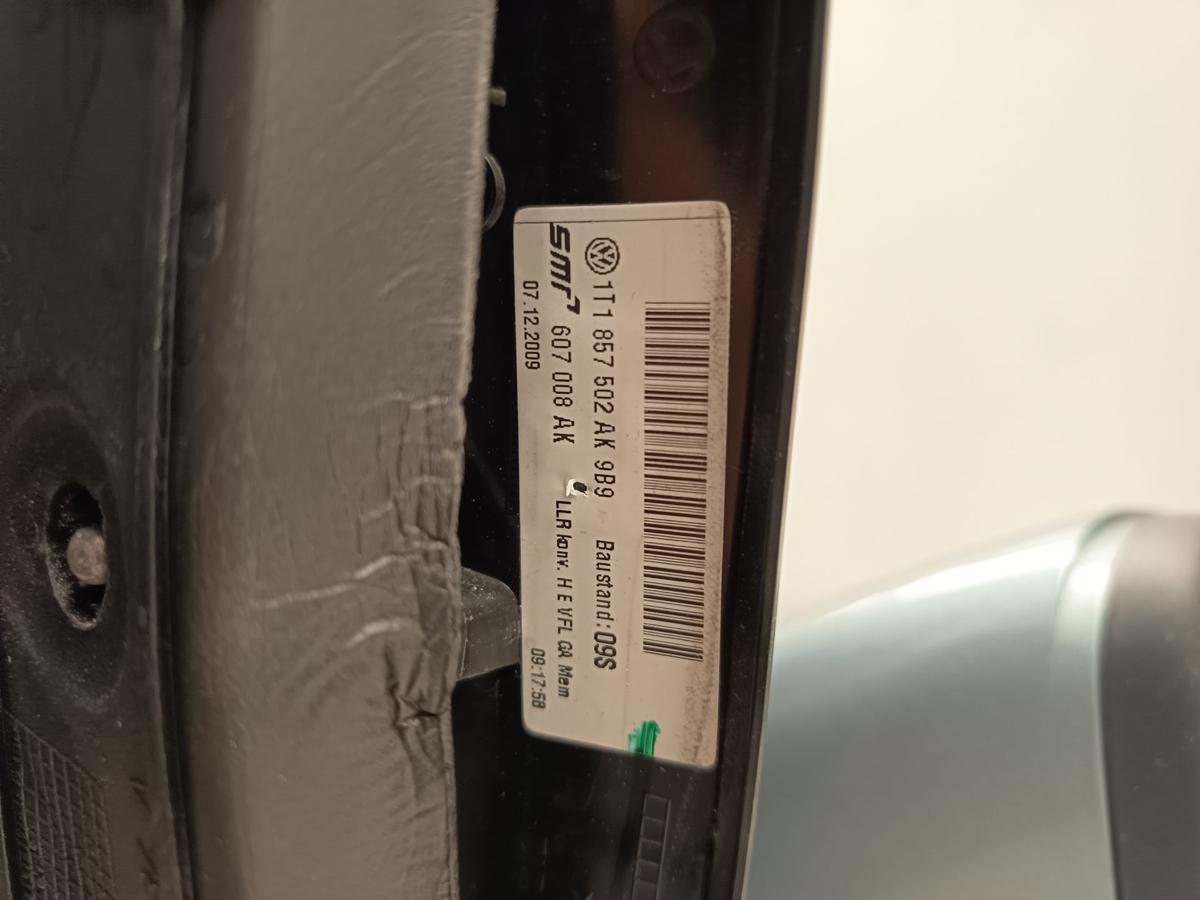 VW Touran 1T3 GP orig Aussenspiegel rechts elektrisch R7N Mountaingrey Bj 2010