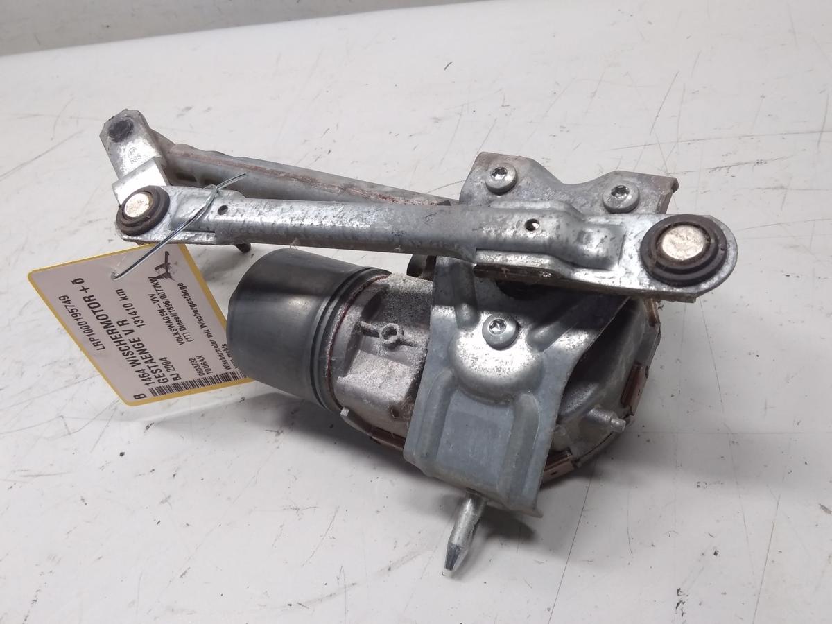 VW Touran 1T original Wischermotor mit Wischergestänge vorn rechts BJ2004
