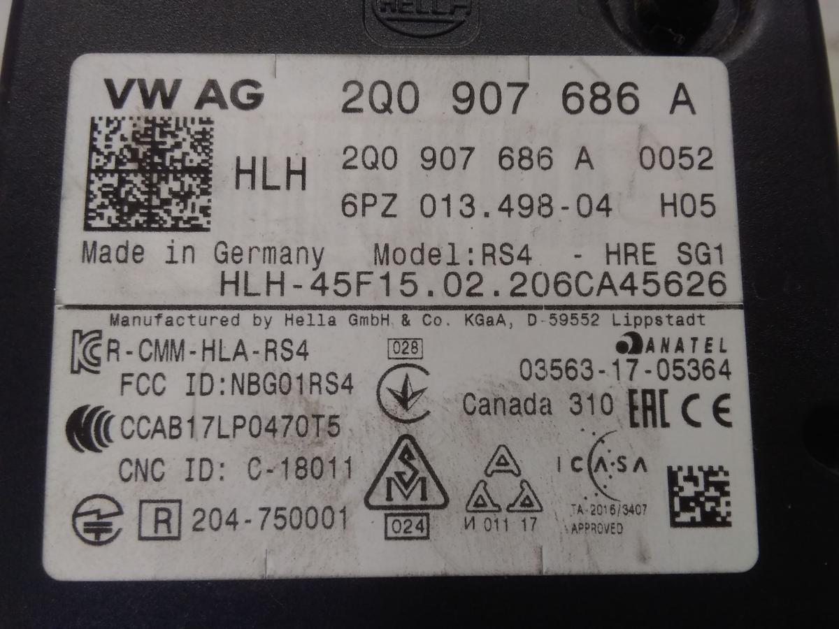 VW T-Cross 1C original Radarsensor Totwinkelsensor rechts 2Q0907686A Bj.2020