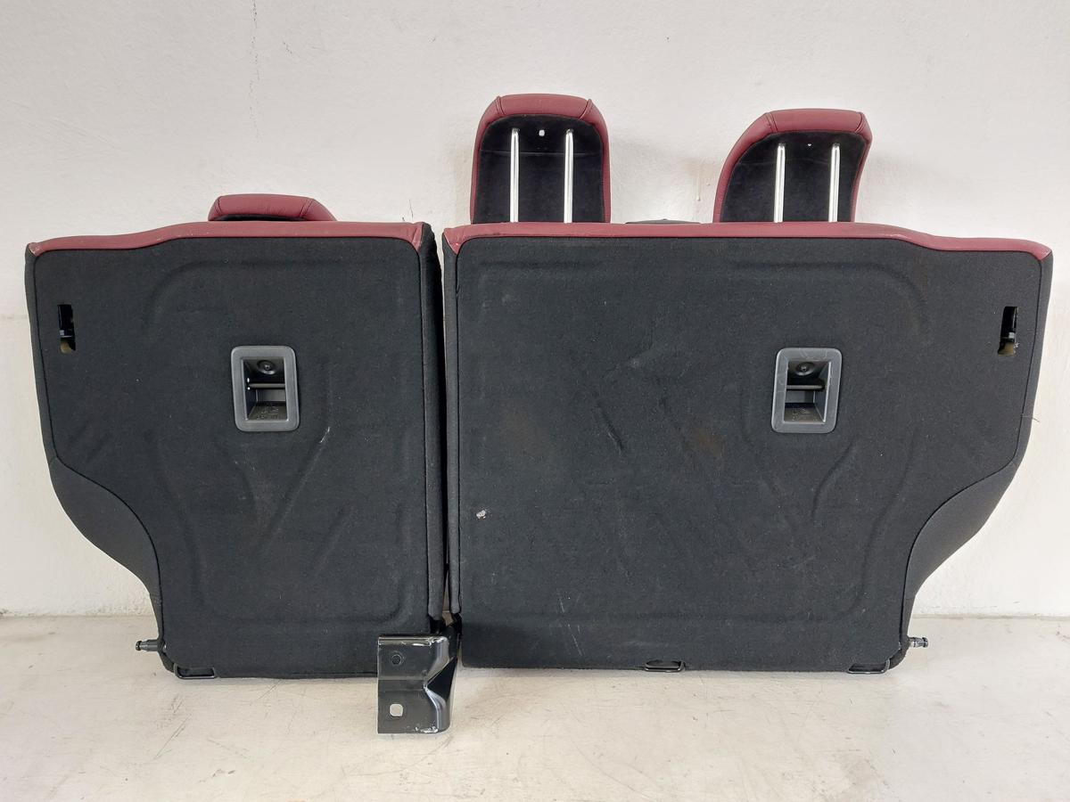 Citroen DS3 Sport Chic R&uuml;cksitzbank Sitzbank R&uuml;cksitz Vollleder weinrot Leder