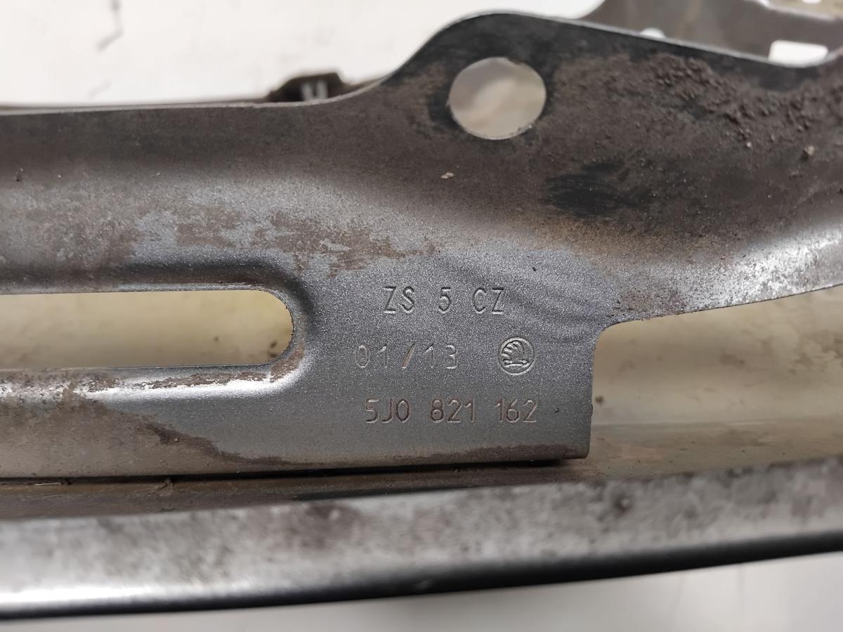 Skoda Fabia 2 5J Facelift original Kotfl&uuml;gel vorn rechts LF8L Platingrau BJ2013