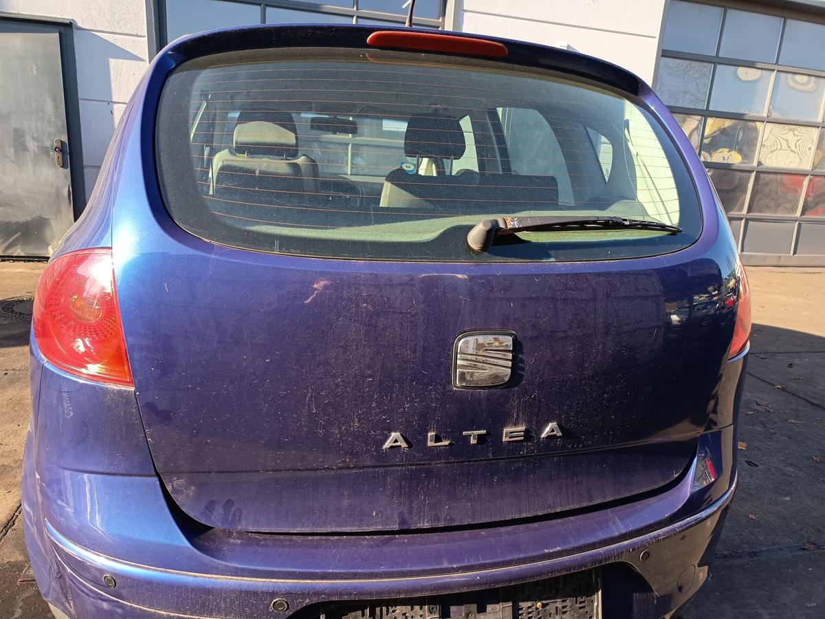 Seat Altea 5P orig Heckklappe mit Scheibe Kofferraum LS5S Blau Bj 2005