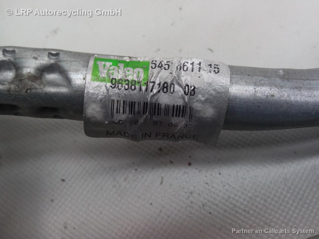 Citroen C3 F BJ2003 Wischergestänge vorn ohne Motor 9638117180 Valeo