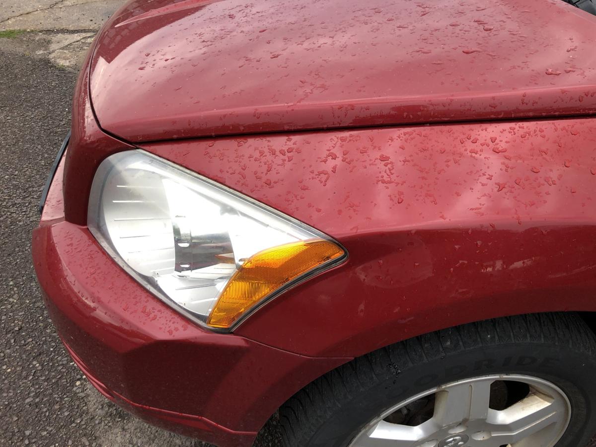 Dodge Caliber PK Kotfl&uuml;gel links Mopar Fahrerseite Seitenwand weinrot