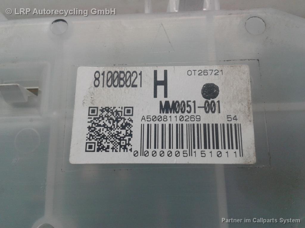 Mitsubishi Colt Z30 original Tacho Kombiinstrument 8100B021 BJ2009