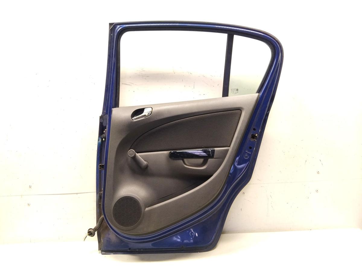 Opel Corsa D T&uuml;r hinten rechts ultrablaumetallic Z21B 4CU Bj.2008
