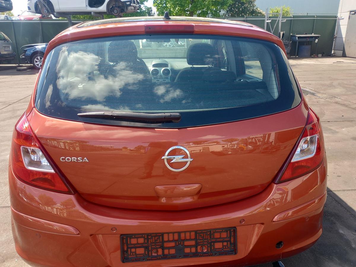 Opel Corsa D orig Heckklappe mit Scheibe Kofferraum 5Trg Z50K Curry Red Bj 2012