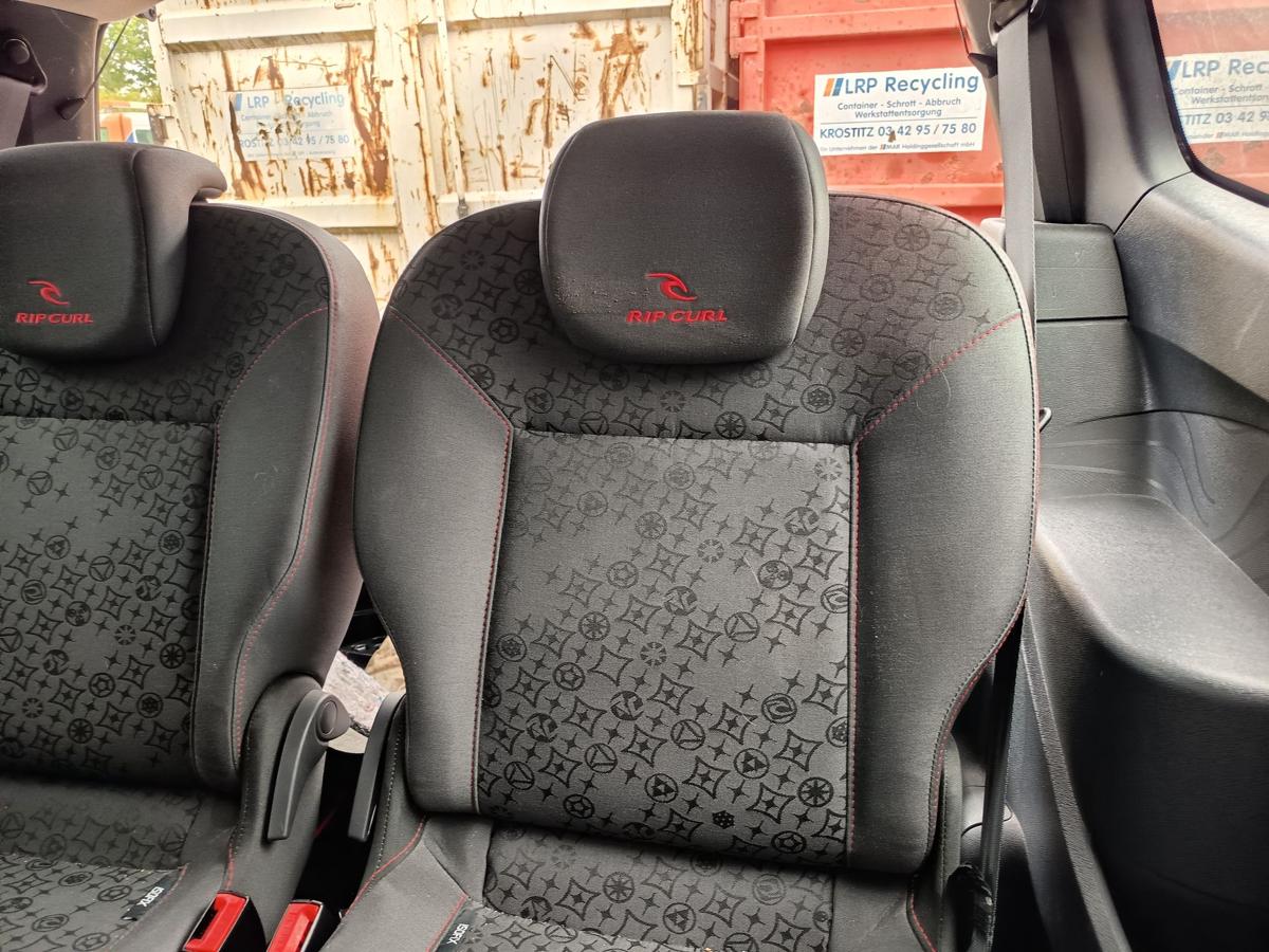 Renault Twingo II original Einzelsitz hinten links Fond Stoff Ripcurl Bj 2011