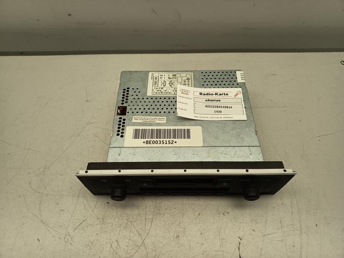 Audi A4 B6 original Radio Chorus mit Radiocode Baujahr 2002