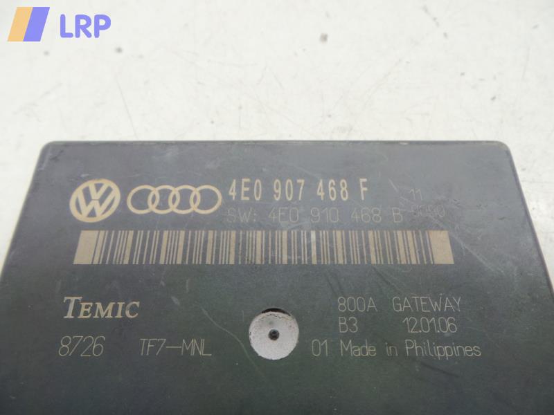 Audi A8 4E original Steuergerät Datenbus Gateway 4E0910468B TEMIC BJ2004