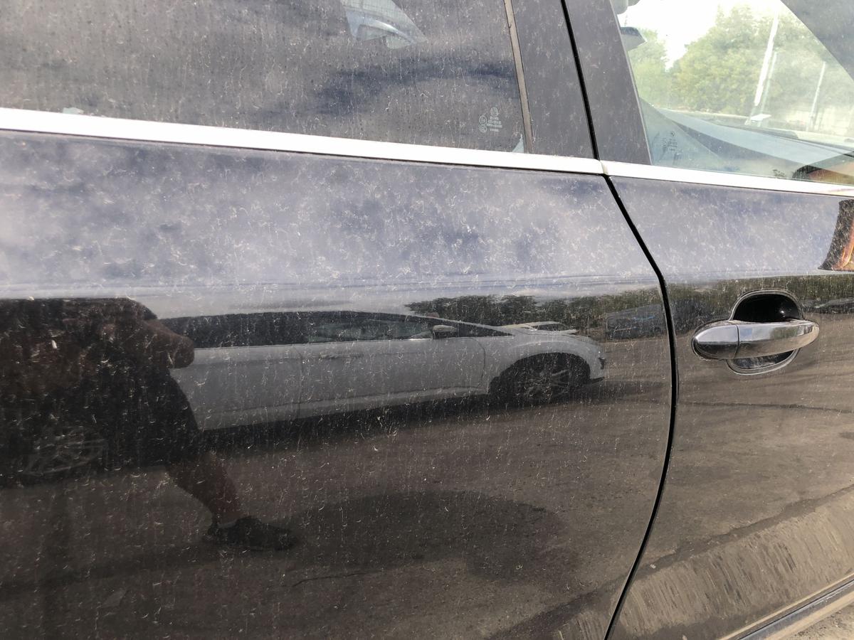 BMW 5er E60 LCI T&uuml;r hinten rechts Fondt&uuml;r im Rohbau 475 Blacksaphire Metallic