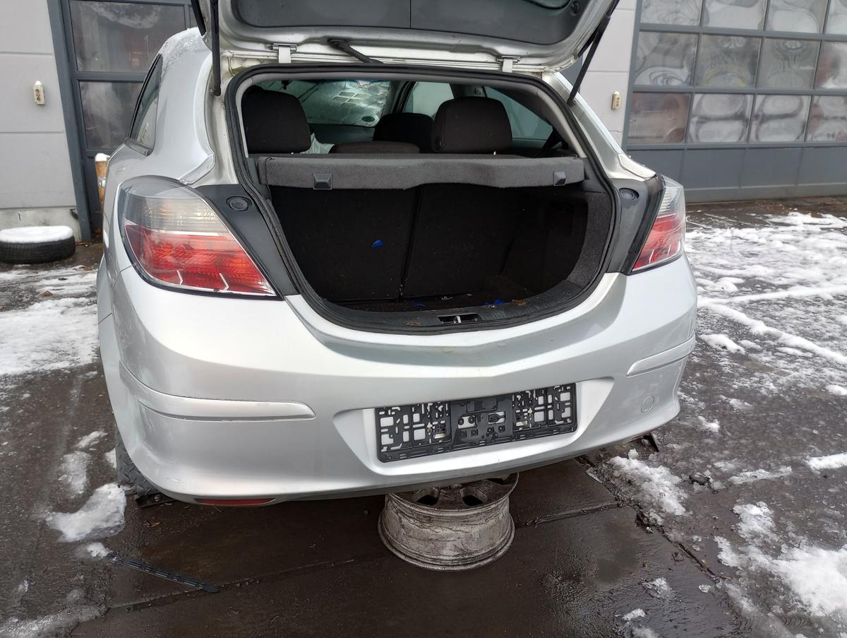 Opel Astra H GTC orig Stossfänger Stoßstange hinten Z157 Starsilber Bj 2005