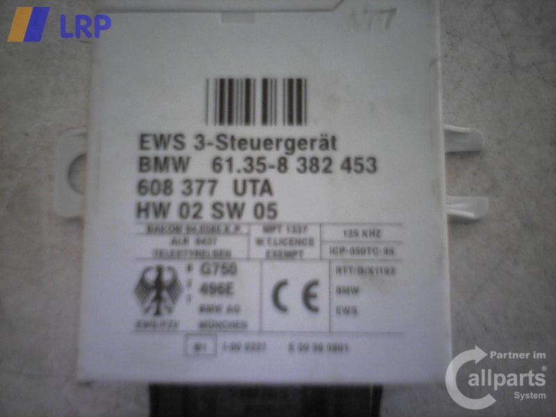 Steuergeraet Ews/Zv 61358382453 BMW 5-Er (E39) (95-04) BJ: 1997