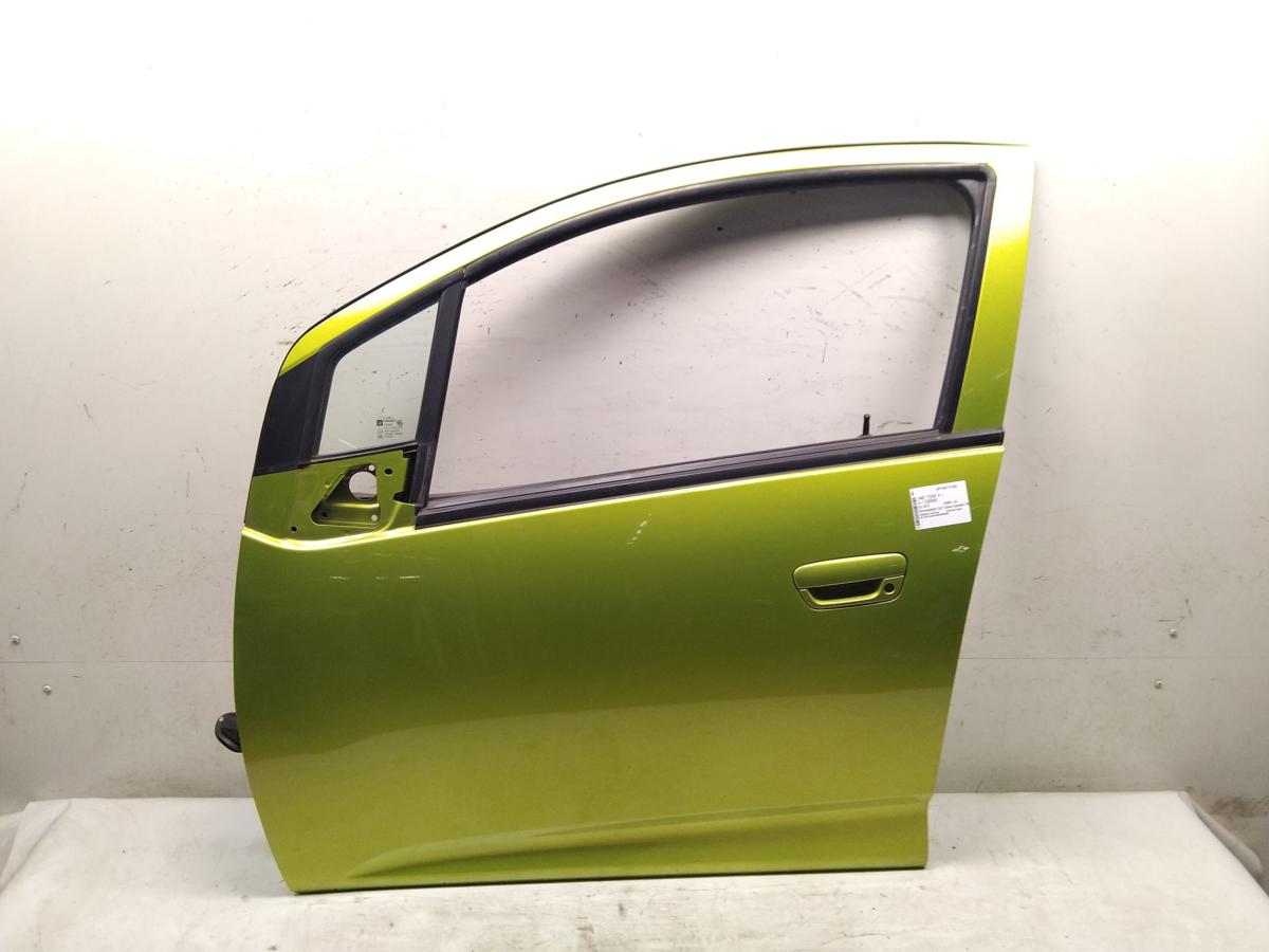 Chevrolet Spark M300 original T&uuml;r vorn links Fahrert&uuml;r GJT Gr&uuml;nmetallic BJ2012
