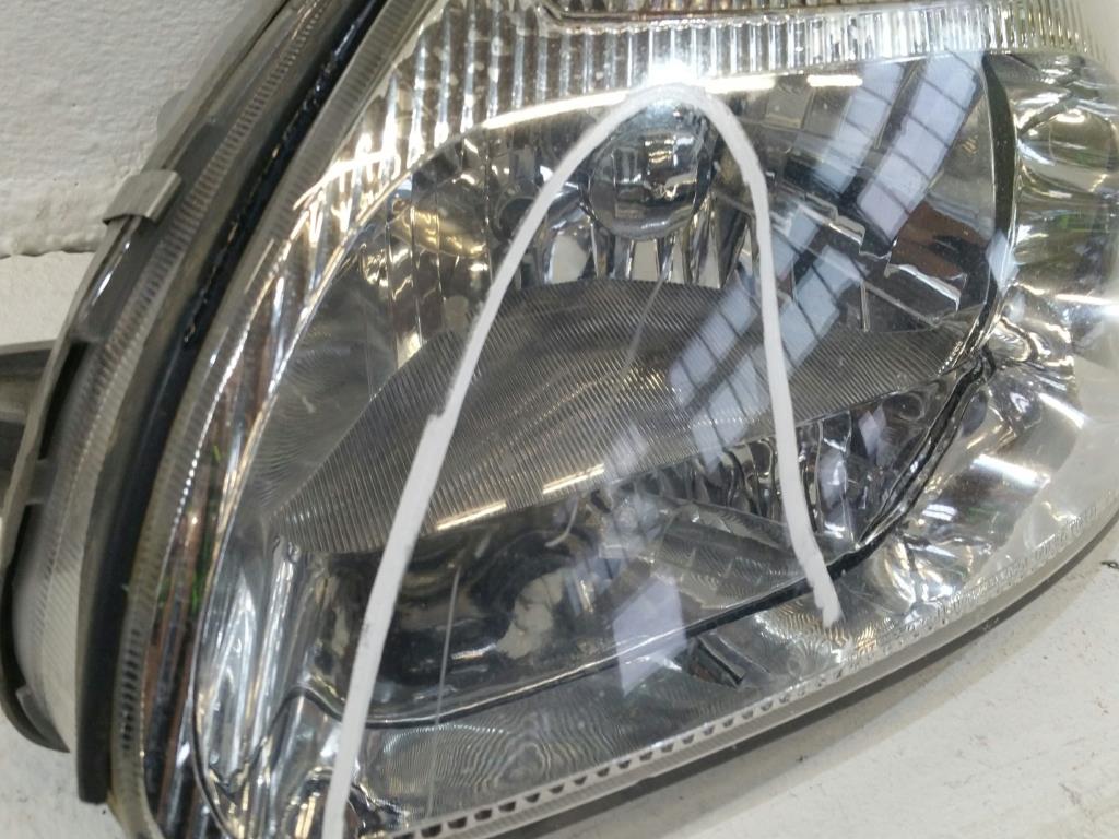 Daewoo Nubira KLAJ Scheinwerfer Hauptscheinwerfer Frontscheinwerfer links H4